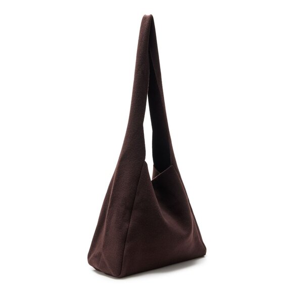 Aya Muse Vale Knit Wool Crossbody Bag Brown Womens Size OS - Picture 3 of 11